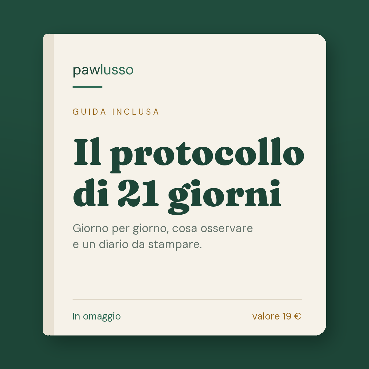 Guida Il protocollo di 21 giorni, in omaggio